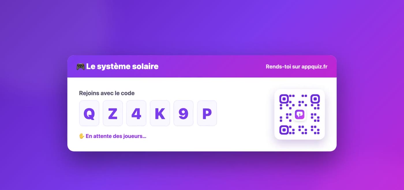 Aperçu de AppQuiz